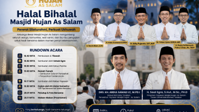 Halal Bihalal Masjid Hujan As Salam Digelar 4 April 2026, Libatkan Belasan Komunitas di Tarakan