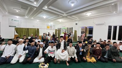 Kolaborasi, Sinergi dan Harmoni Masyarakat dan Komunitas hangatkan Halal Bihalal Masjid Hujan As Salam, KH Abdul Samad Tekankan Pentingnya Merawat Hati