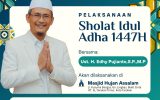 Masjid Hujan Assalam Tarakan Gelar Sholat Idul Adha 1447 H, Siapkan Penyembelihan 5 Ekor Sapi Kurban