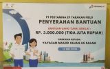 PT Pertamina EP Tarakan Field Serahkan Bantuan untuk Masjid Hujan As Salam